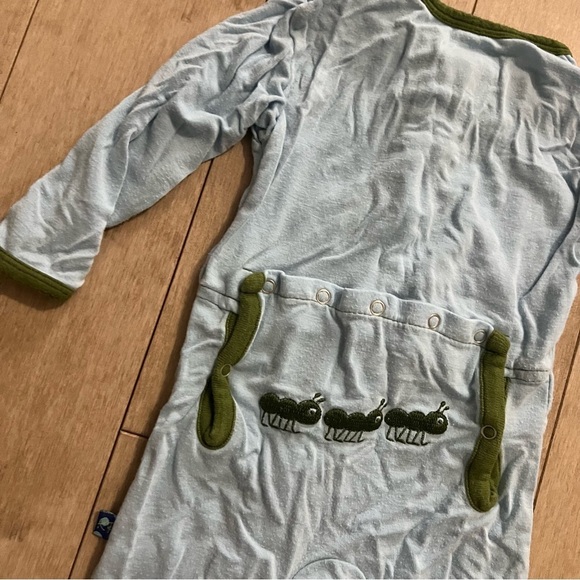 KicKee Pants Long Sleeve Sleeper Footie Pajama Bamboo - Picture 5 of 6